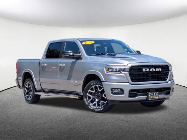 Used 2025 RAM Ram 1500 Pickup Laramie with VIN 1C6SRFJP9SN579631 for sale in Milford, MA