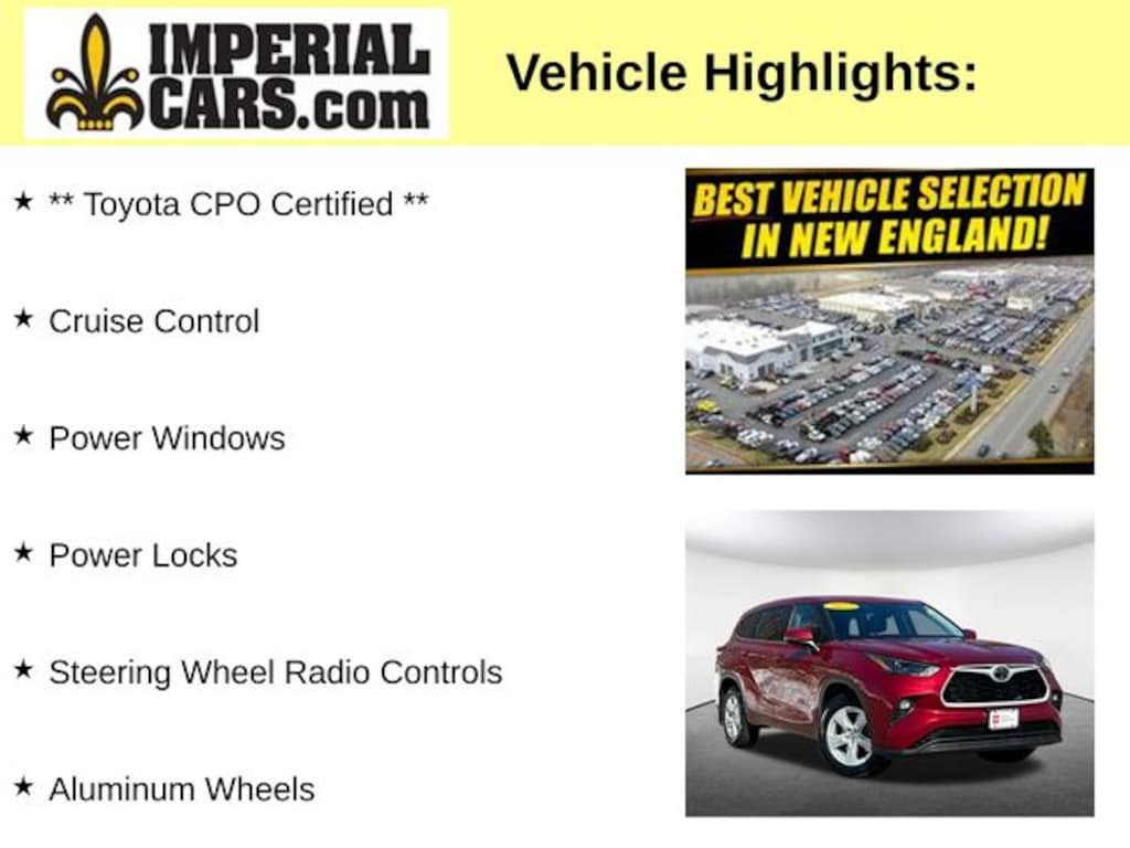 Certified 2022 Toyota Highlander LE SUV