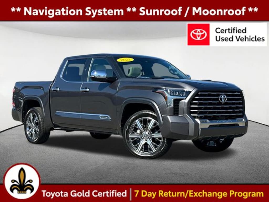Certified 2022 Toyota Tundra Hybrid Capstone Truck