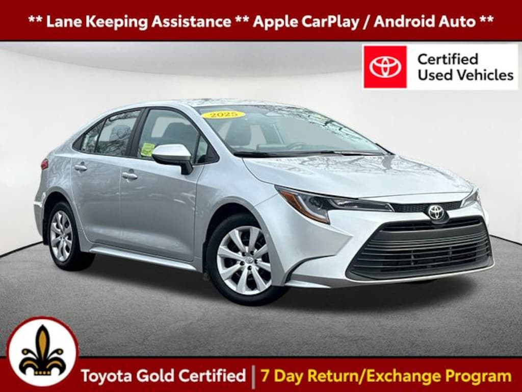 Certified 2025 Toyota Corolla LE Sedan