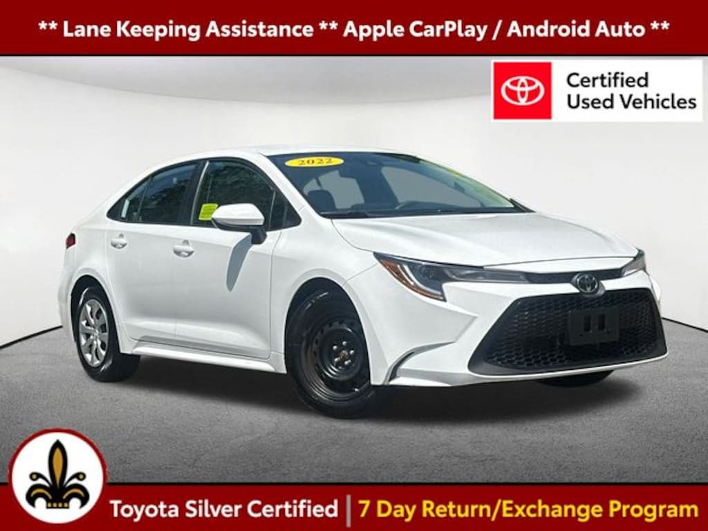 Certified 2022 Toyota Corolla LE Sedan