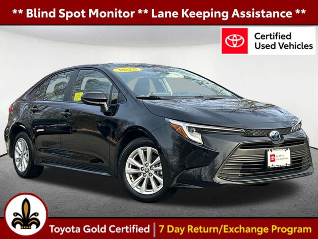 Certified 2025 Toyota Corolla Hybrid LE Sedan