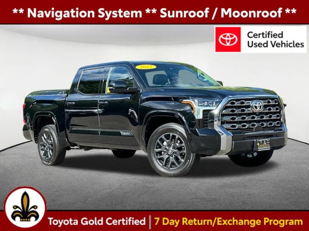 Certified 2025 Toyota Tundra Platinum Truck