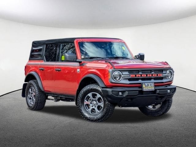 Used 2022 Ford Bronco 4-Door Big Bend with VIN 1FMDE5BH5NLB36029 for sale in Milford, MA