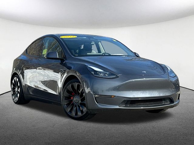 Used 2022 Tesla Model Y Performance with VIN 7SAYGDEF4NF394505 for sale in Milford, MA