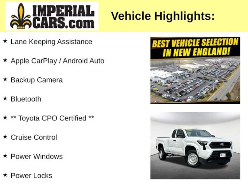 Certified 2025 Toyota Tacoma SR Truck