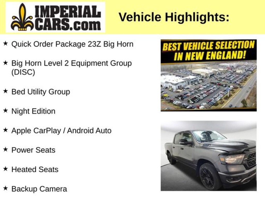 Used 2023 Ram 1500 Big Horn/Lone Star Truck