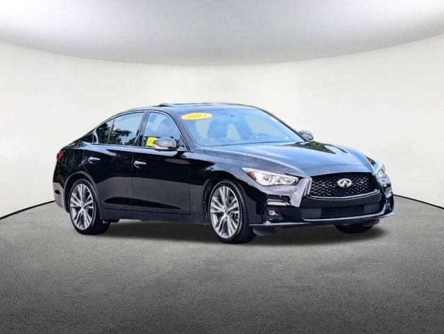 Used 2023 INFINITI Q50 Signature Edition with VIN JN1EV7CR3PM542788 for sale in Milford, MA