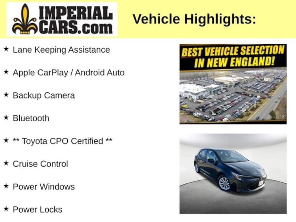 Certified 2023 Toyota Corolla Hatchback SE Hatchback