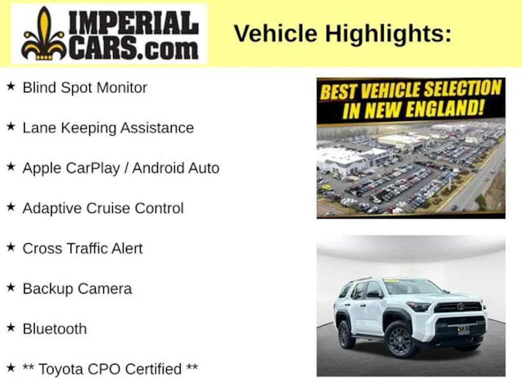 Certified 2025 Toyota 4Runner SR5 SUV