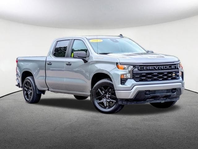 Used 2023 Chevrolet Silverado 1500 Custom with VIN 1GCPDBEK9PZ193036 for sale in Milford, MA