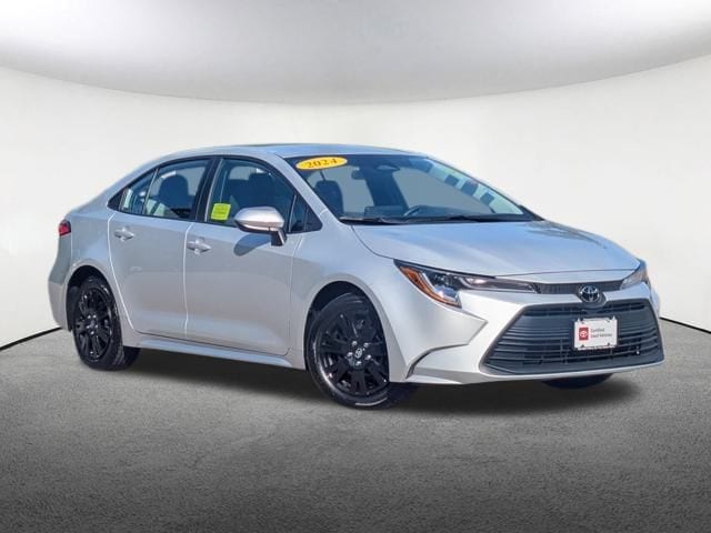 Certified 2024 Toyota Corolla LE with VIN 5YFB4MDE9RP176641 for sale in Milford, MA