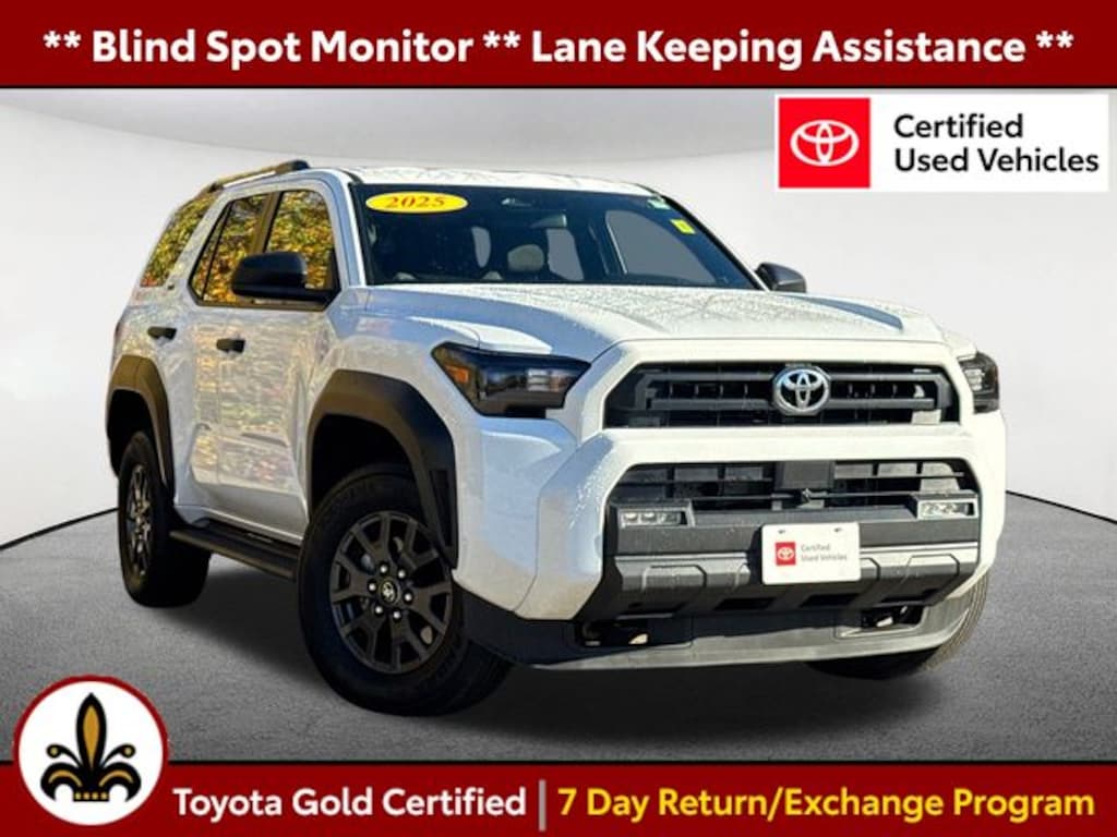 Certified 2025 Toyota 4Runner SR5 SUV