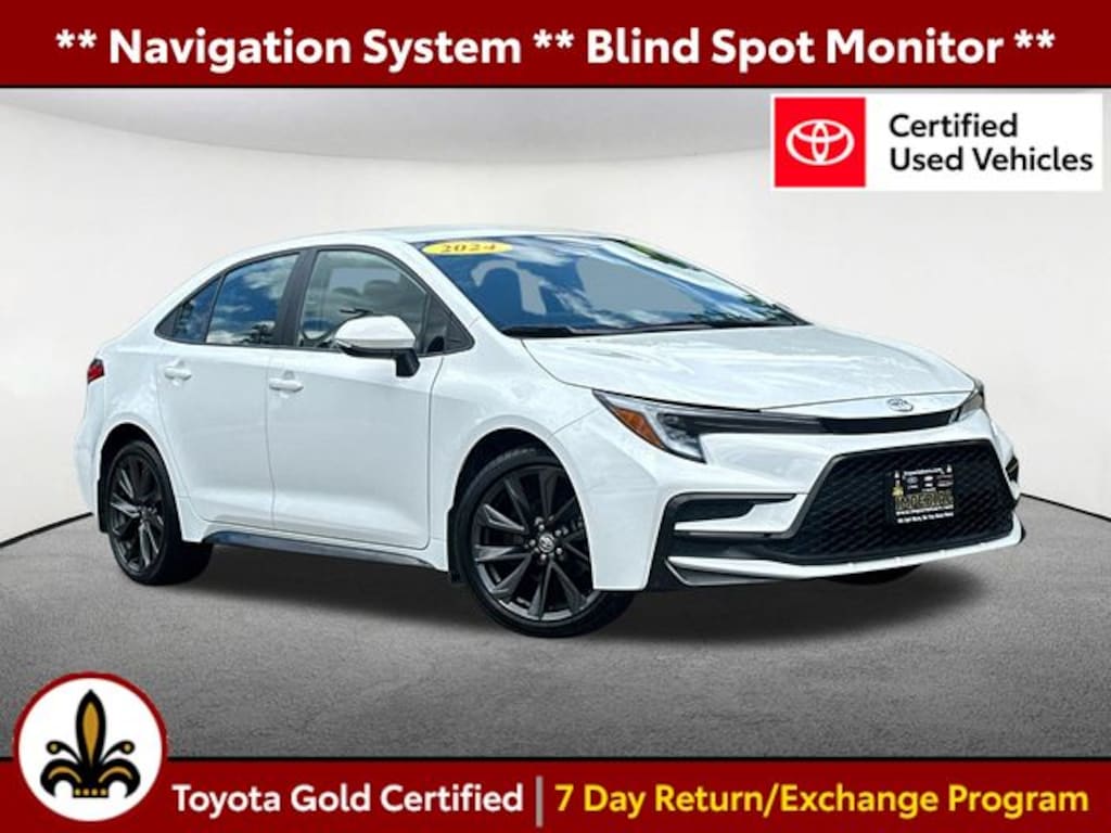 Certified 2024 Toyota Corolla SE Sedan