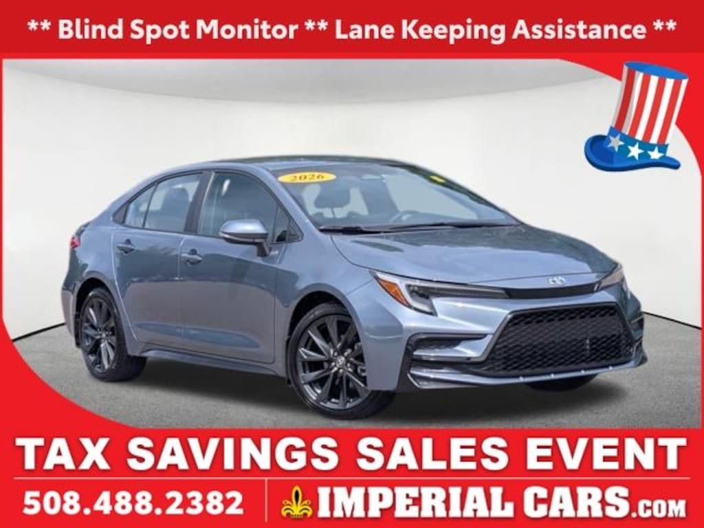Used 2026 Toyota Corolla SE Sedan
