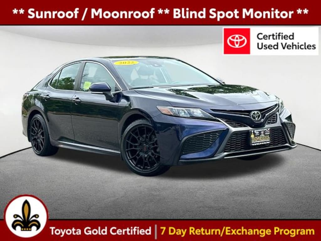 Certified 2022 Toyota Camry SE Sedan