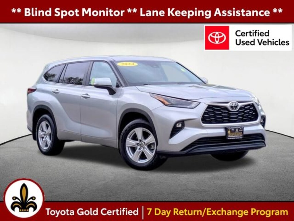 Certified 2024 Toyota Highlander LE SUV