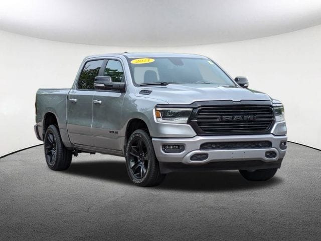 Used 2021 RAM Ram 1500 Pickup Big Horn/Lone Star with VIN 1C6SRFFT2MN744959 for sale in Milford, MA