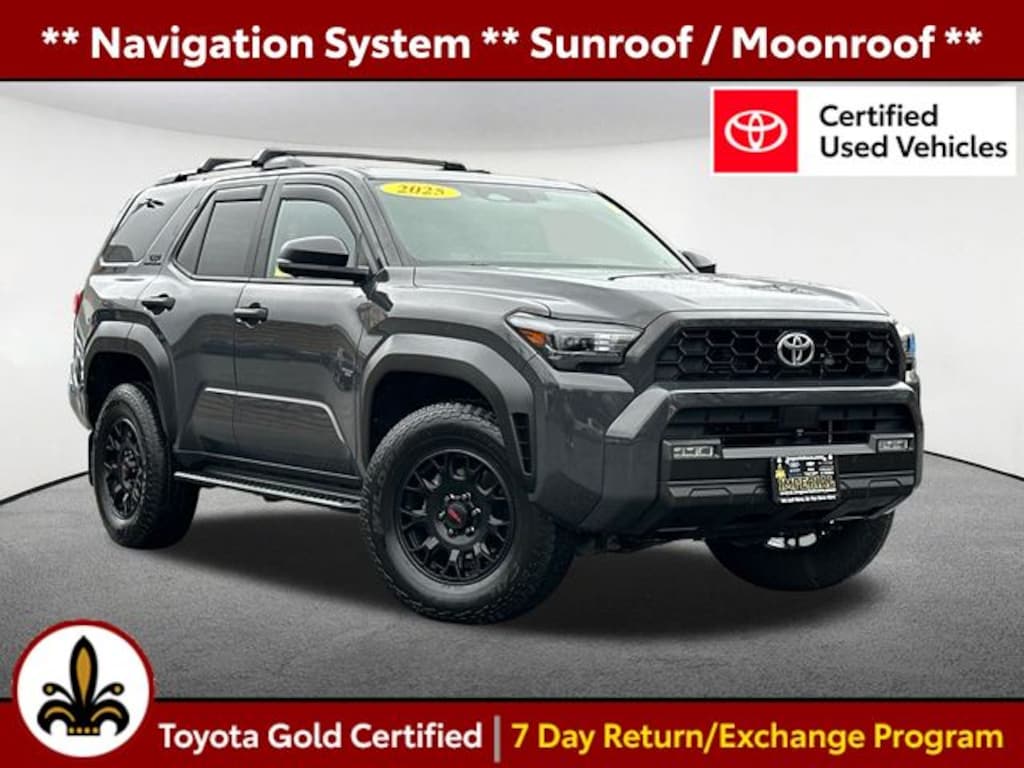 Certified 2025 Toyota 4Runner TRD Off-Road Premium SUV
