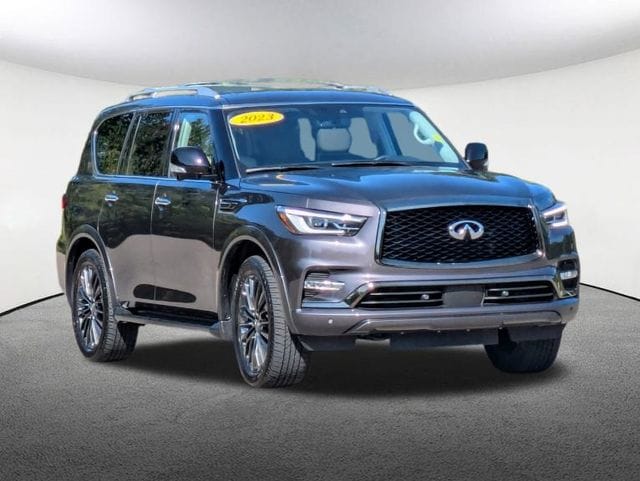 Used 2023 INFINITI QX80 PREMIUM SELECT 4WD with VIN JN8AZ2AC7P9490980 for sale in Milford, MA