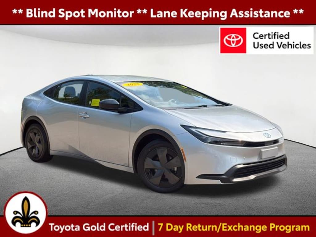 Certified 2025 Toyota Prius LE Hatchback