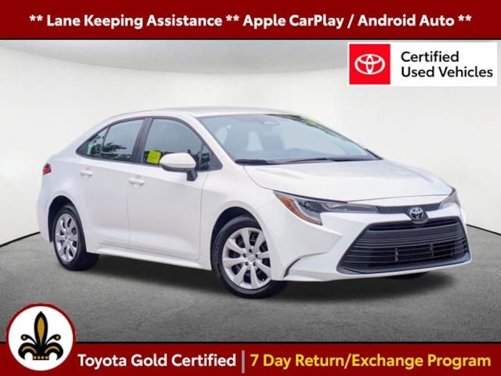 Certified 2024 Toyota Corolla LE Sedan