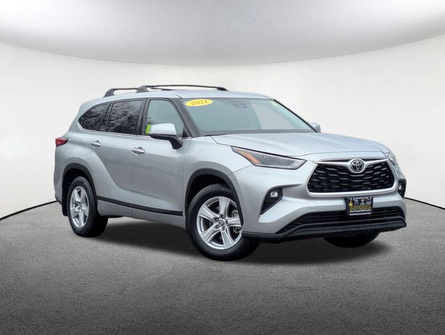 Certified 2021 Toyota Highlander LE with VIN 5TDBZRBH7MS127322 for sale in Milford, MA