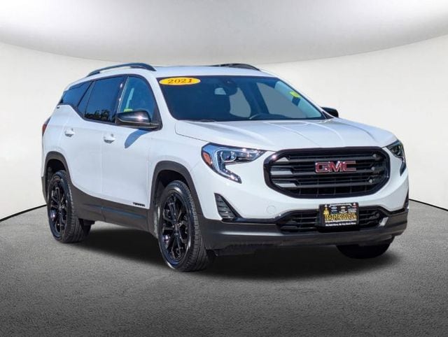 Used 2021 GMC Terrain SLE with VIN 3GKALTEV0ML321292 for sale in Milford, MA