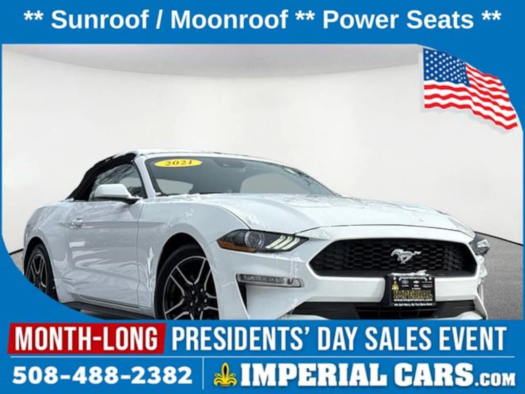 Used 2021 Ford Mustang Ecoboost Premium Convertible