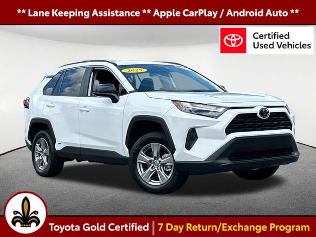 Certified 2025 Toyota RAV4 Hybrid LE SUV