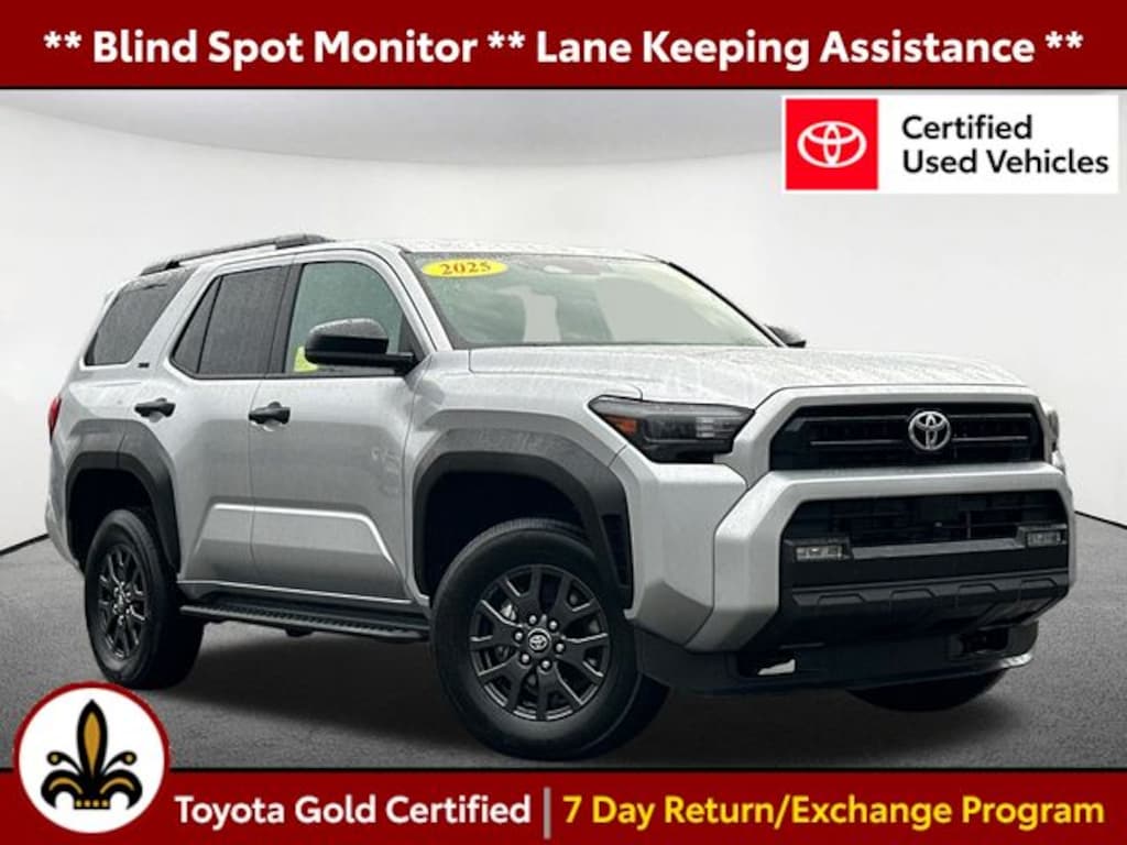 Certified 2025 Toyota 4Runner SR5 SUV