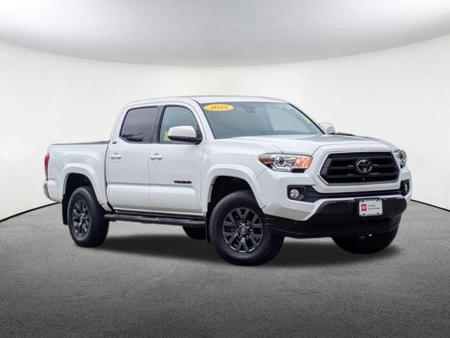 Certified 2022 Toyota Tacoma SR5 with VIN 3TMCZ5AN3NM530266 for sale in Milford, MA