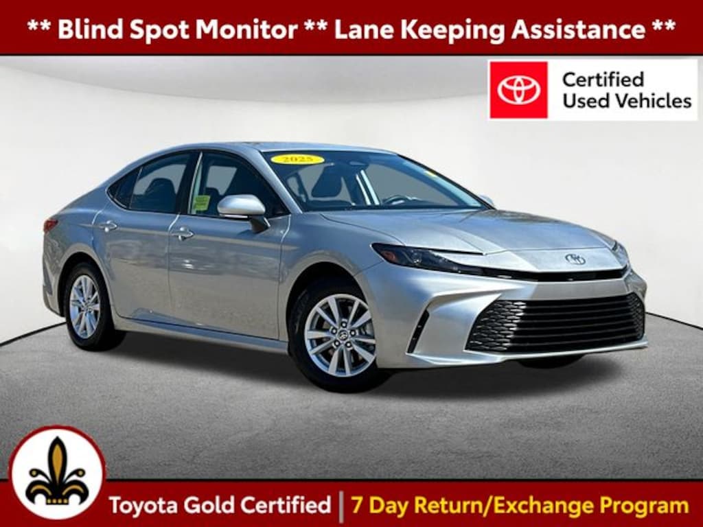 Certified 2025 Toyota Camry LE Sedan