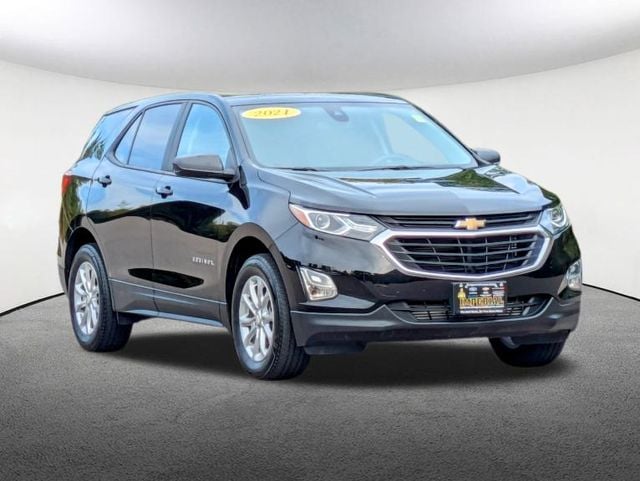 Used 2021 Chevrolet Equinox LS with VIN 2GNAXSEV2M6158859 for sale in Milford, MA