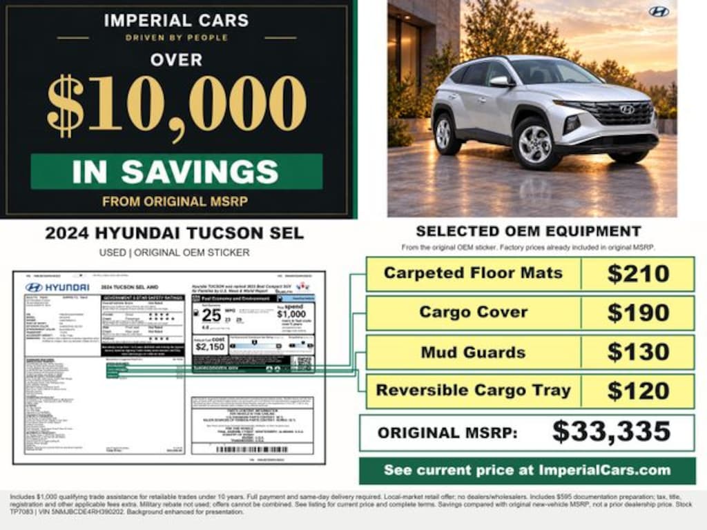 Used 2024 Hyundai Tucson SEL SUV
