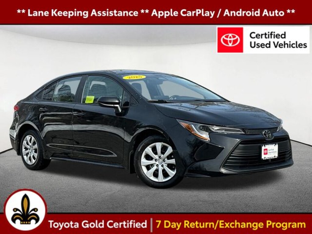 Certified 2025 Toyota Corolla LE Sedan
