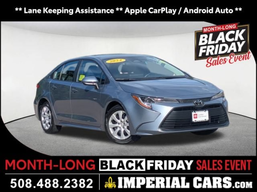 Certified 2024 Toyota Corolla LE Sedan