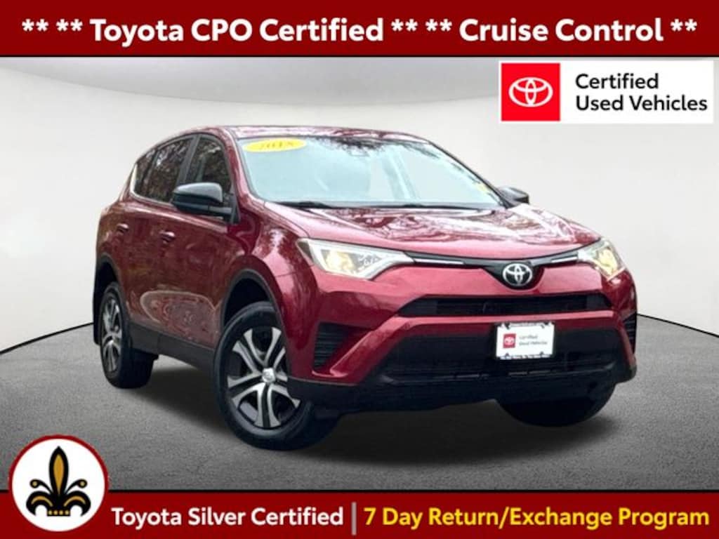 Certified 2018 Toyota RAV4 LE SUV