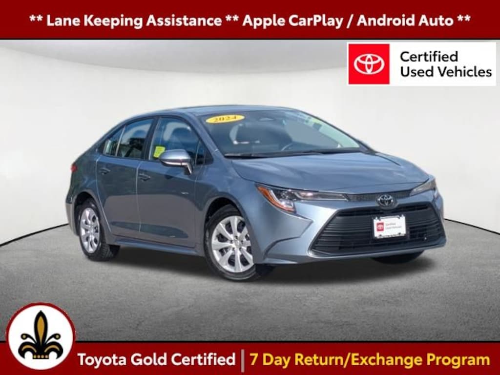 Certified 2024 Toyota Corolla LE Sedan
