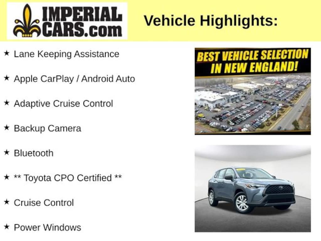 Certified 2022 Toyota Corolla Cross L SUV