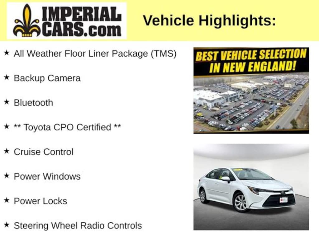 Certified 2023 Toyota Corolla LE Sedan