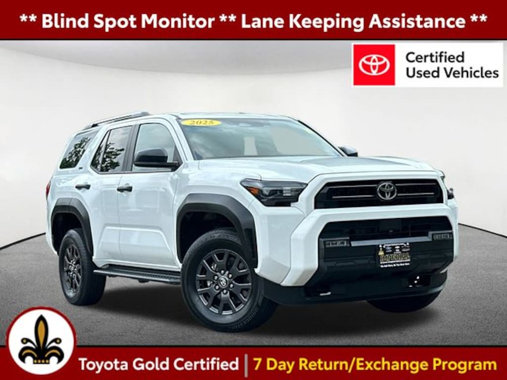 Certified 2025 Toyota 4Runner SR5 SUV