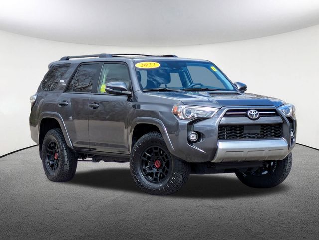 Certified 2022 Toyota 4Runner TRD Off-Road Premium with VIN JTERU5JRXN6052404 for sale in Milford, MA