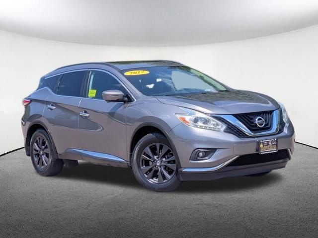 Used 2017 Nissan Murano SV with VIN 5N1AZ2MH4HN203246 for sale in Milford, MA