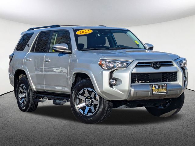 Certified 2022 Toyota 4Runner TRD Off-Road Premium with VIN JTERU5JR9N6075866 for sale in Milford, MA