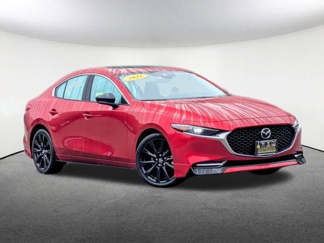 Used 2021 Mazda Mazda3 Turbo with VIN JM1BPBAY5M1309838 for sale in Milford, MA