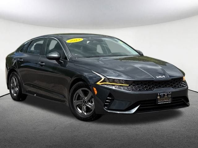 Used 2023 Kia K5 LXS with VIN 5XXG14J29PG186567 for sale in Milford, MA