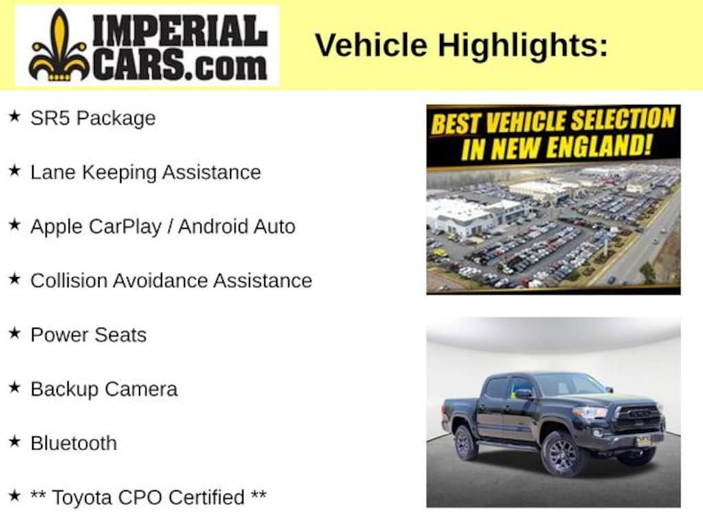 Certified 2023 Toyota Tacoma SR5 Truck