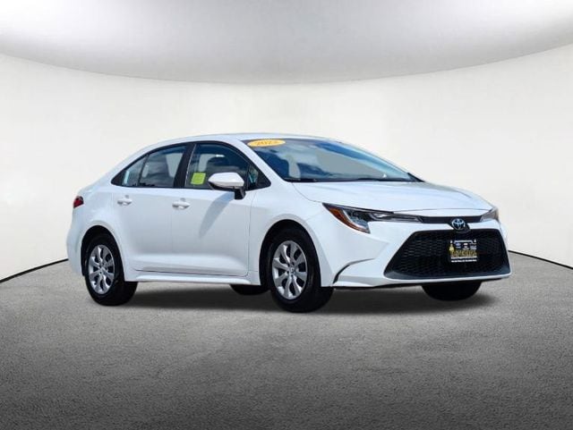 Certified 2022 Toyota Corolla LE with VIN 5YFEPMAE8NP353991 for sale in Milford, MA