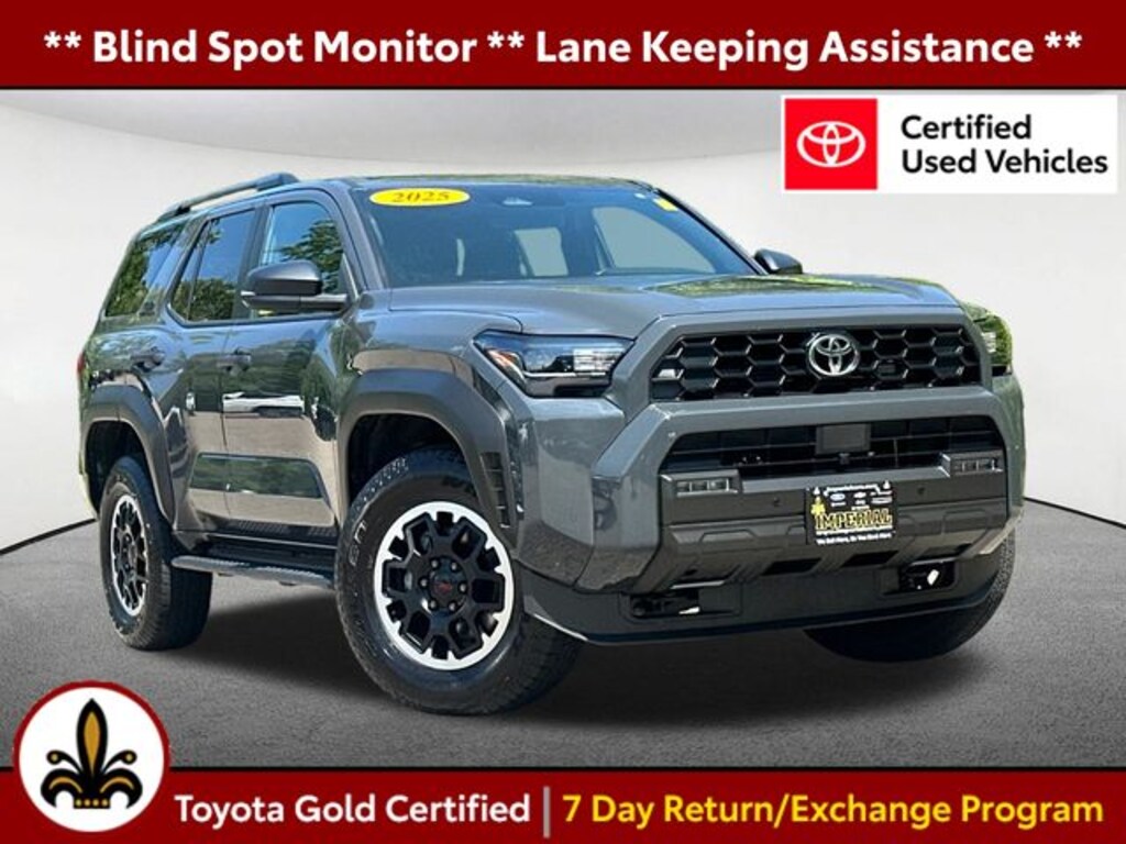 Certified 2025 Toyota 4Runner TRD Off-Road SUV